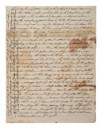 [SLAVERY & ABOLITION]. How to Work Cotton. Manuscript document. N.p., ca 1830s-1840s.