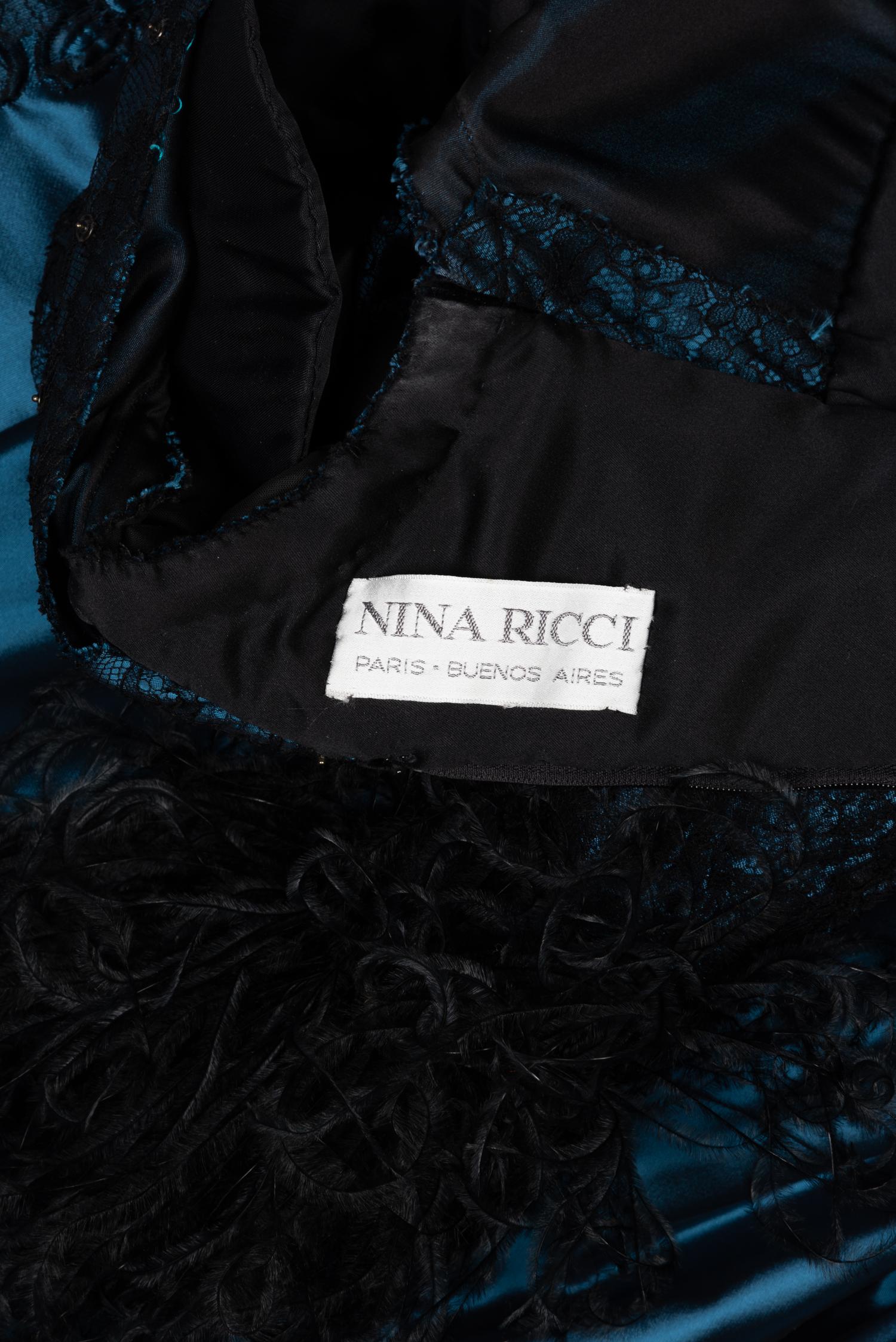 Nina Ricci Evening Dress, c. 1990