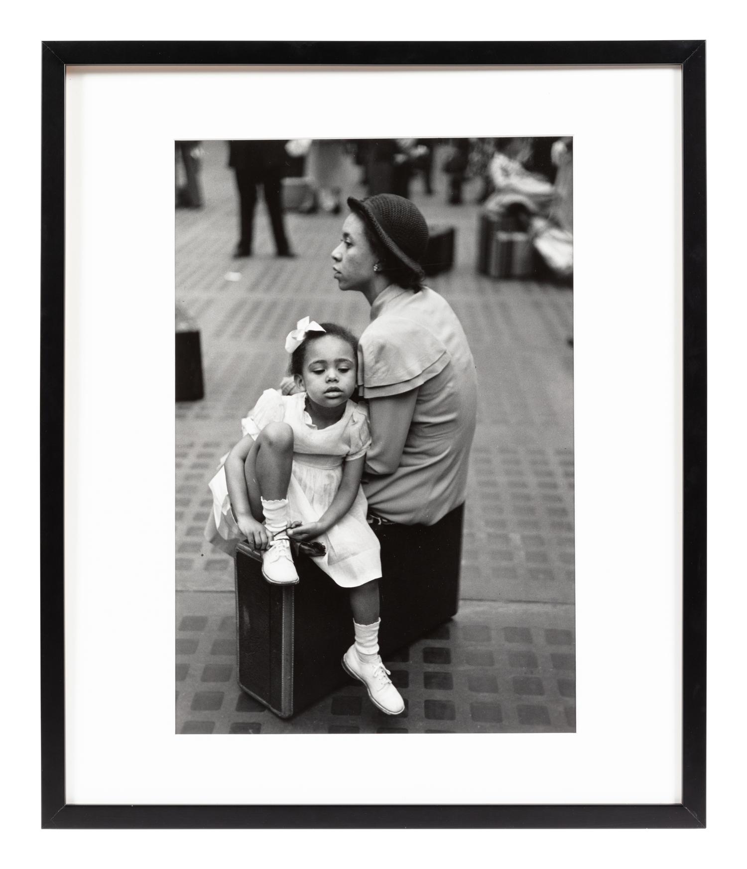 Ruth Orkin (1921-1985) Mother and Daughter, Penn Station, NYC, 1948