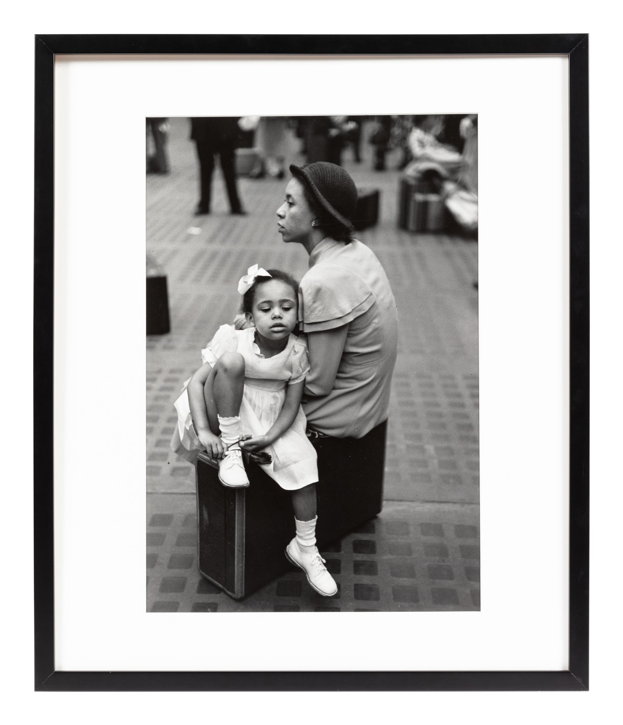 Ruth Orkin (1921-1985) Mother and Daughter, Penn Station, NYC, 1948