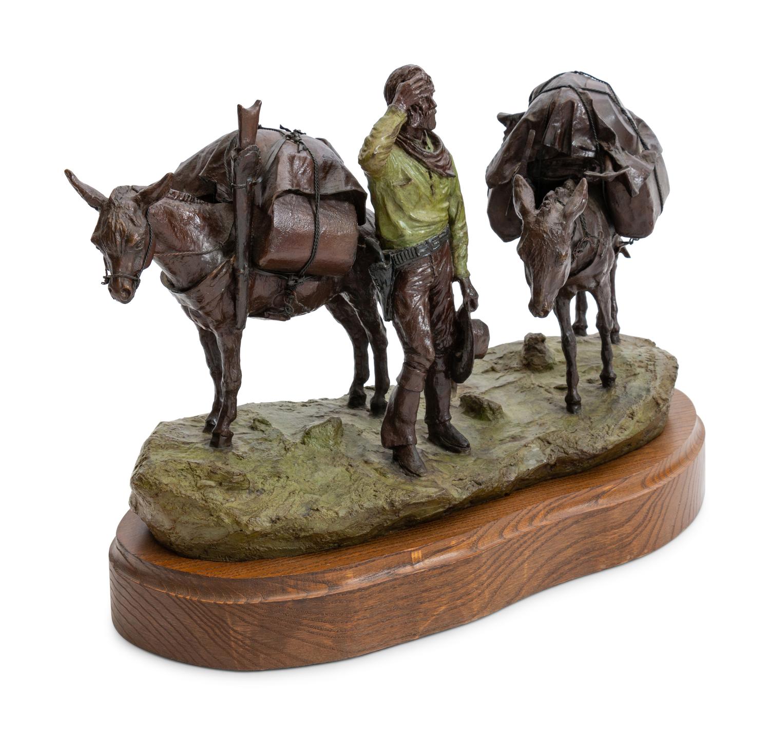 Rider with Mules , edition 1/36