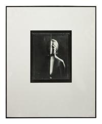 A group of four photographs ( Portrait with Metal Bar , 1984; Nude with Metal Arch , 1985; Touching , 1986; Untitled , 1985)