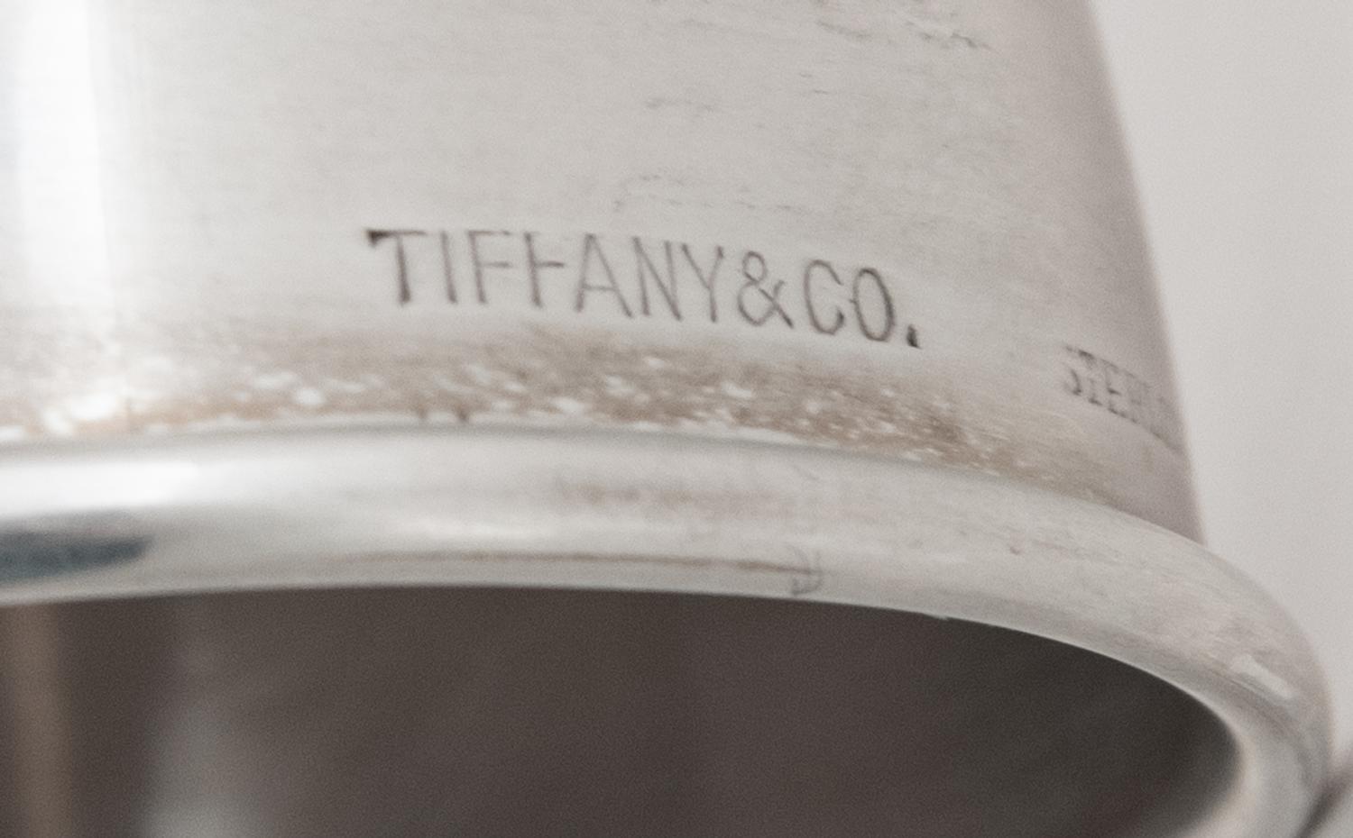 A Group of Four Tiffany & Co. Silver Bamboo Pattern Articles