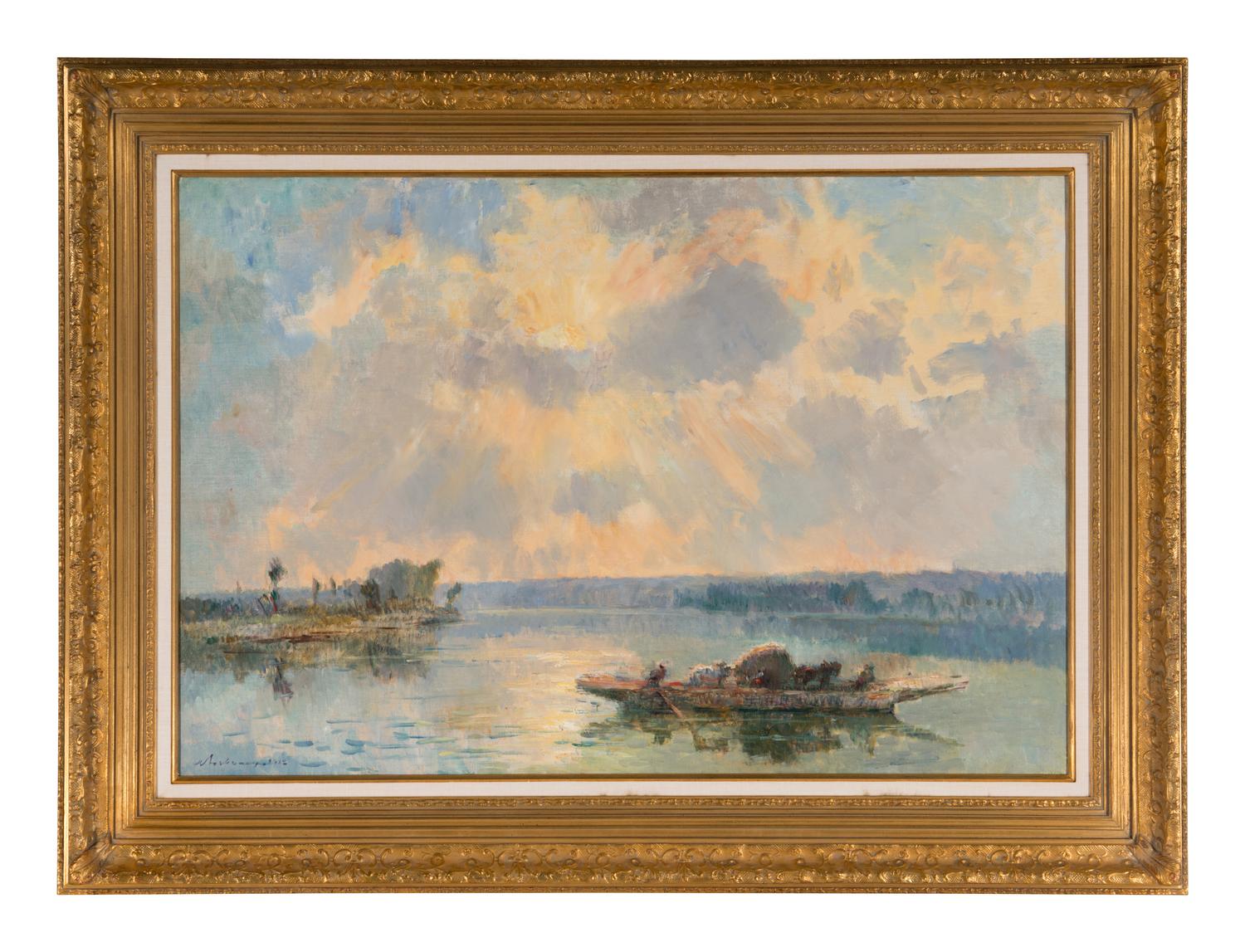 Le Bac de la Bouille, Le Matin, 1912