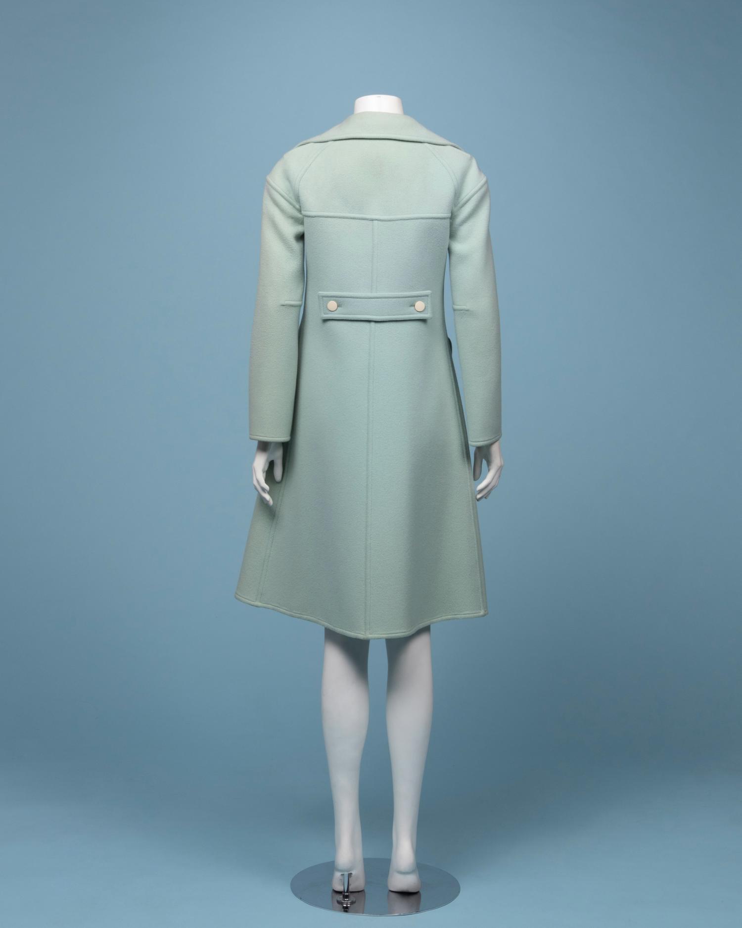 Andre Courrèges Wool Coat, 1960s