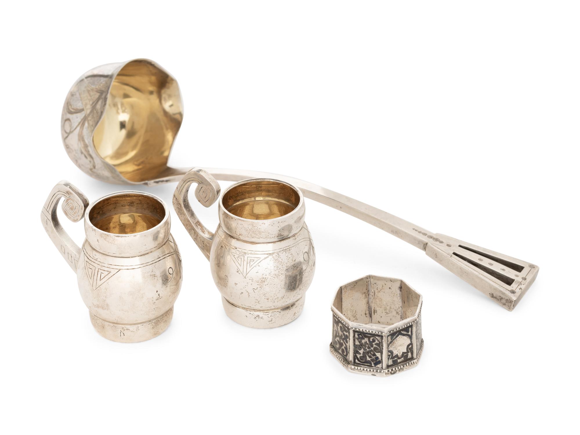 A Group of Russian Silver Articles
