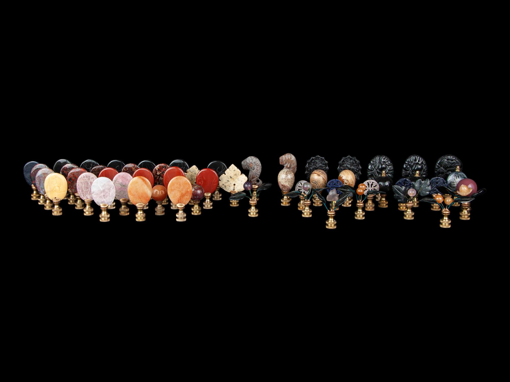 52 Chinese Lamp Finials
