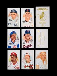 A Complete Run of 1980-2002 Series One Through Fifteen Perez-Steele Baseball Hall of Fame Post Cards