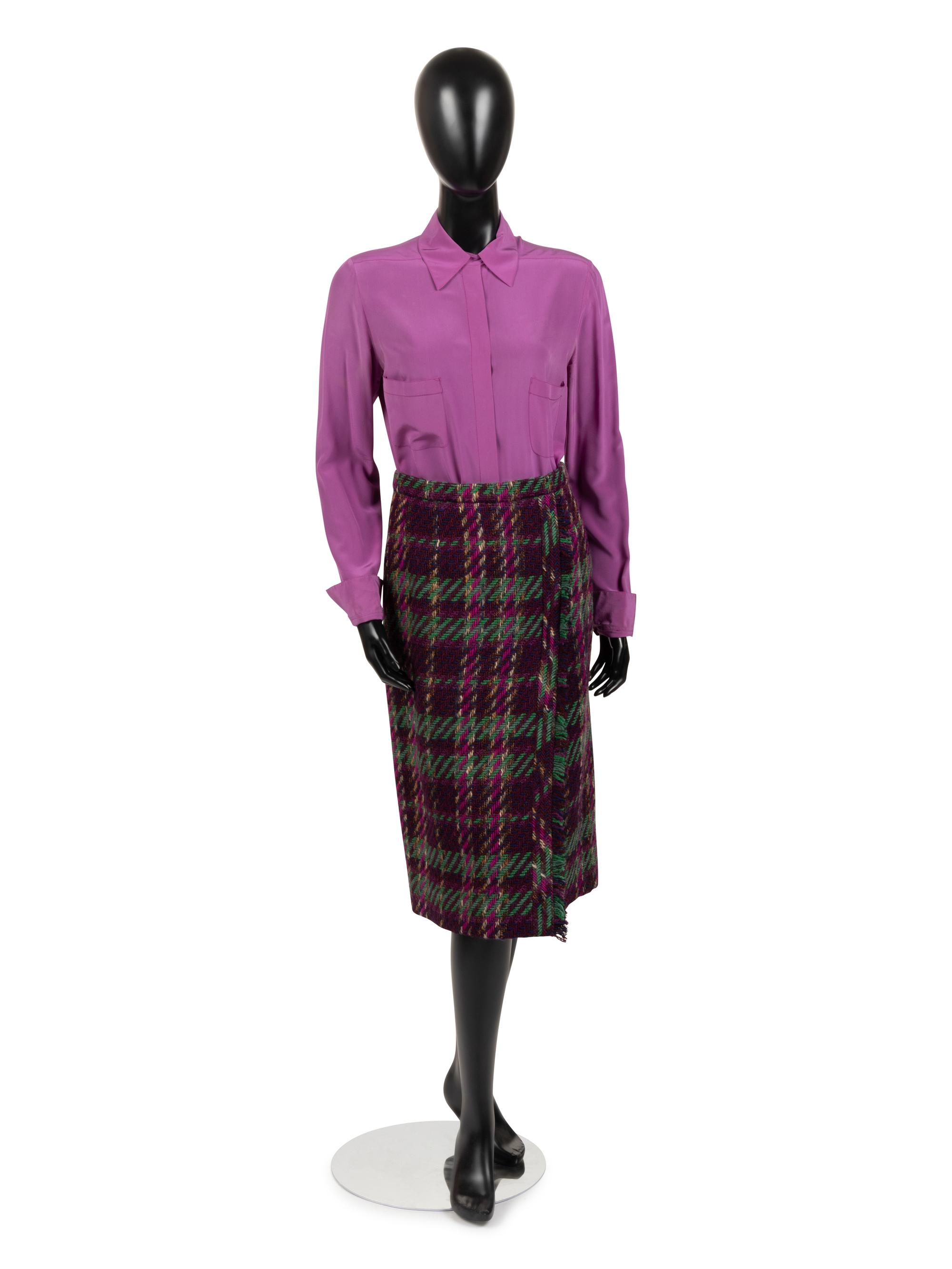 Chanel Plaid Skirt Suit, 1980s