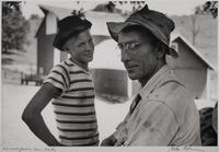 A group of five photographs from the Farm Families Project