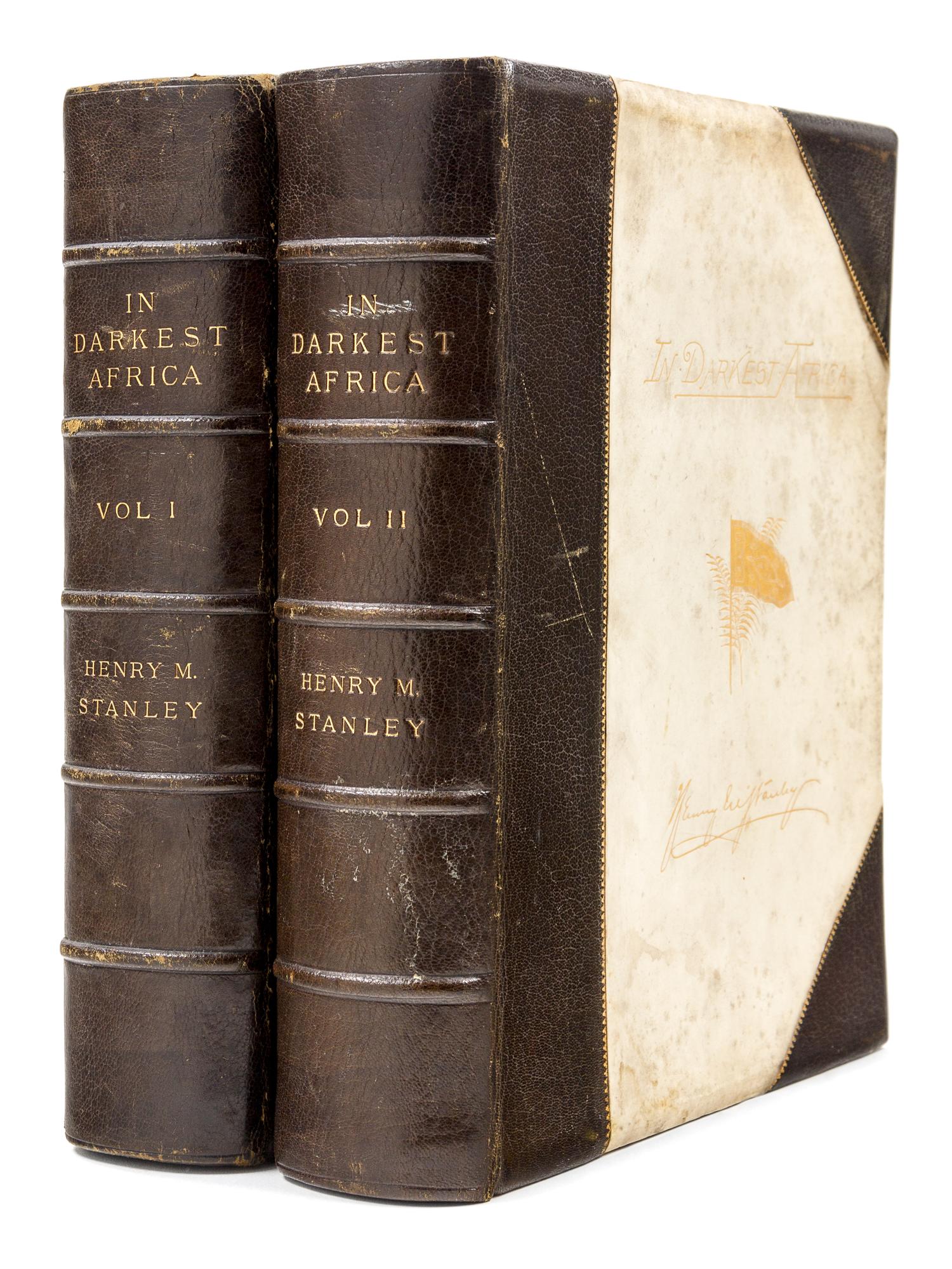 STANLEY, Henry Morton (1841-1904). In Darkest Africa; or The Quest, Rescue, and Retreat of Emin, Governor of Equatoria . New York: Charles Scribner's Sons, 1890.