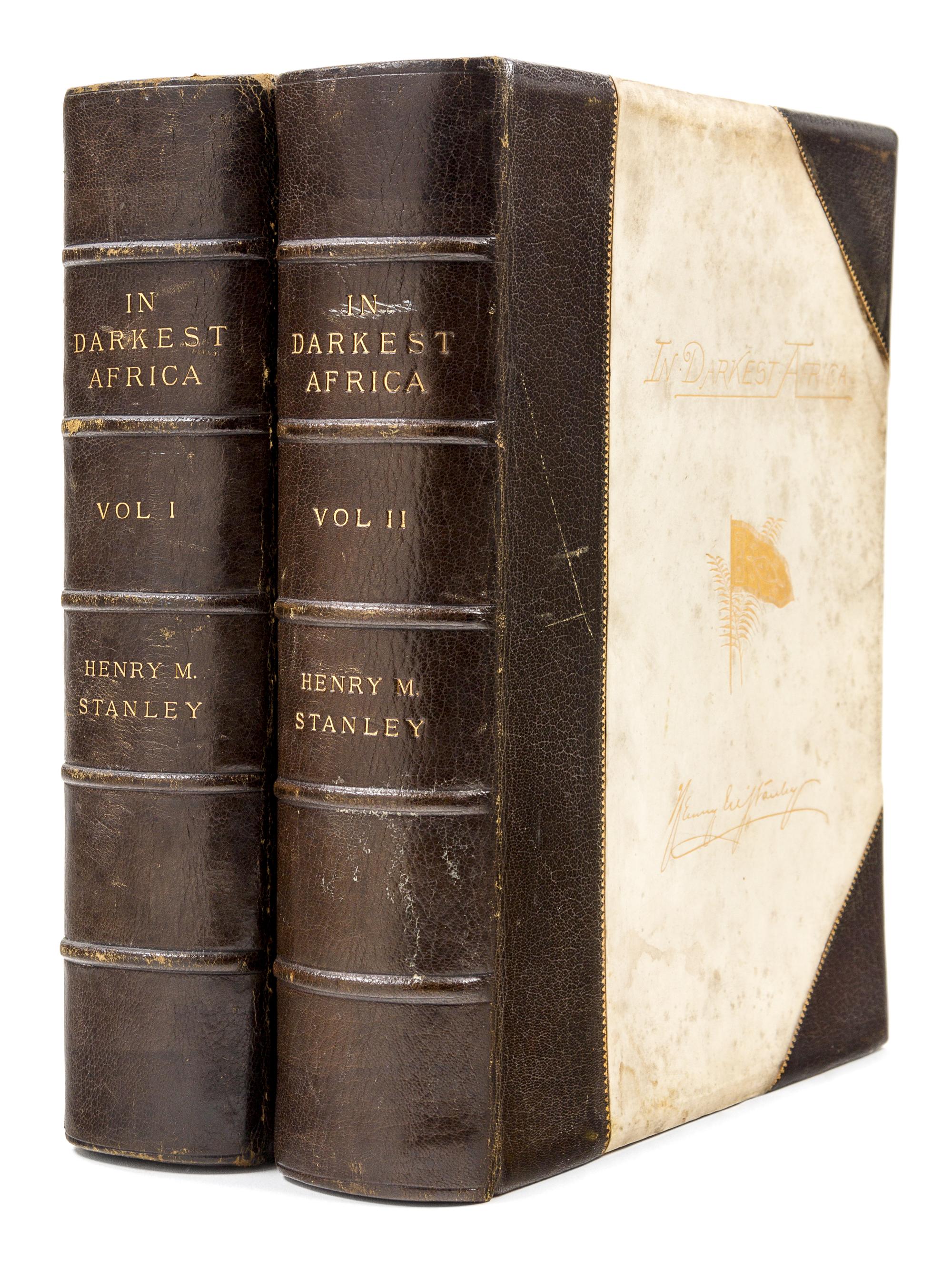 STANLEY, Henry Morton (1841-1904). In Darkest Africa; or The Quest, Rescue, and Retreat of Emin, Governor of Equatoria . New York: Charles Scribner's Sons, 1890.