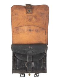 [CIVIL WAR]. Model 1864 cartridge box by S.H. Young, Newark, NJ.