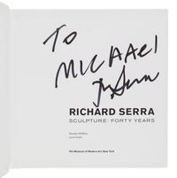 [SERRA, Richard (b. 1938]. MCSHINE, Kynaston. -- COOKE, Lynne. Richard Serra: Sculpture: Forty Years. New York: The Museum of Modern Art, 2007.