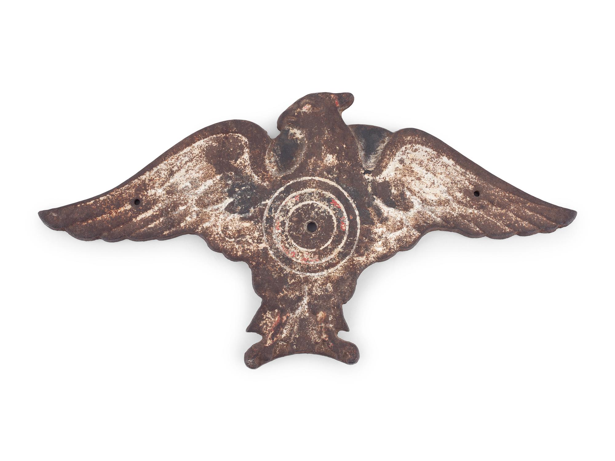A Cast Iron Spread Winged Eagle Target