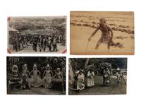 [POSTCARDS]. A group of 101 international RPPCs and photographs.