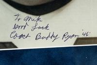Collection Two of Chicago Bears Legend Mike Ditka's Personal Items Including Hall of Fame Belt Buckle and Signed Display