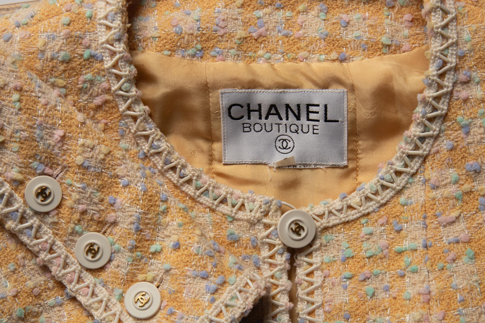 Chanel Pastel Tweed Jacket