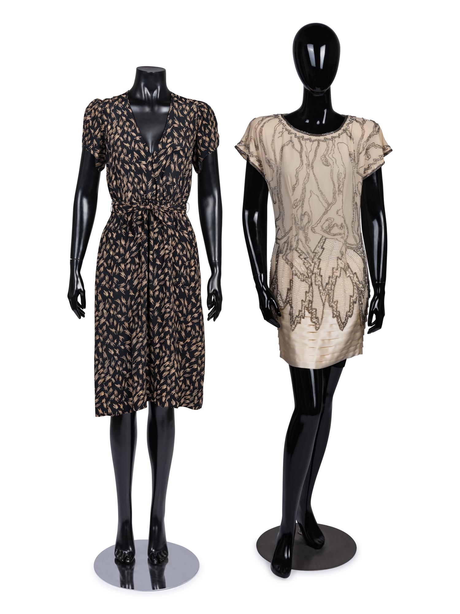 Two Dresses, One Scott Barrie and One Fabrice, 1980-90s