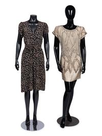 Two Dresses, One Scott Barrie and One Fabrice, 1980-90s