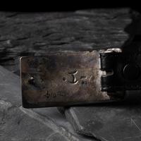 Jared Chavez (San Felipe, b. 1976) — Abstract Silver Belt Buckle