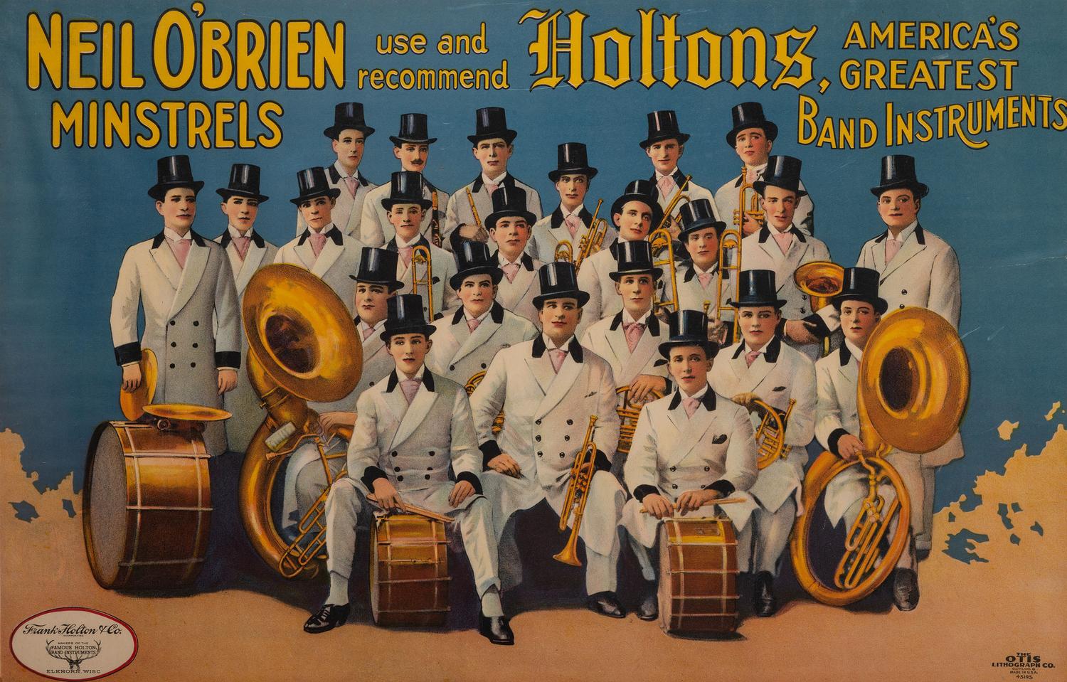 A Frank Holton & Co. Lithograph Advertisement