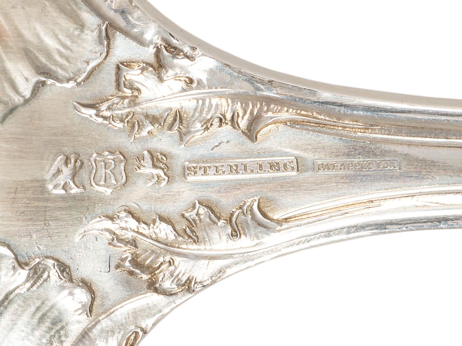 A Reed and Barton 'Love Disarmed' Silver Flatware Service