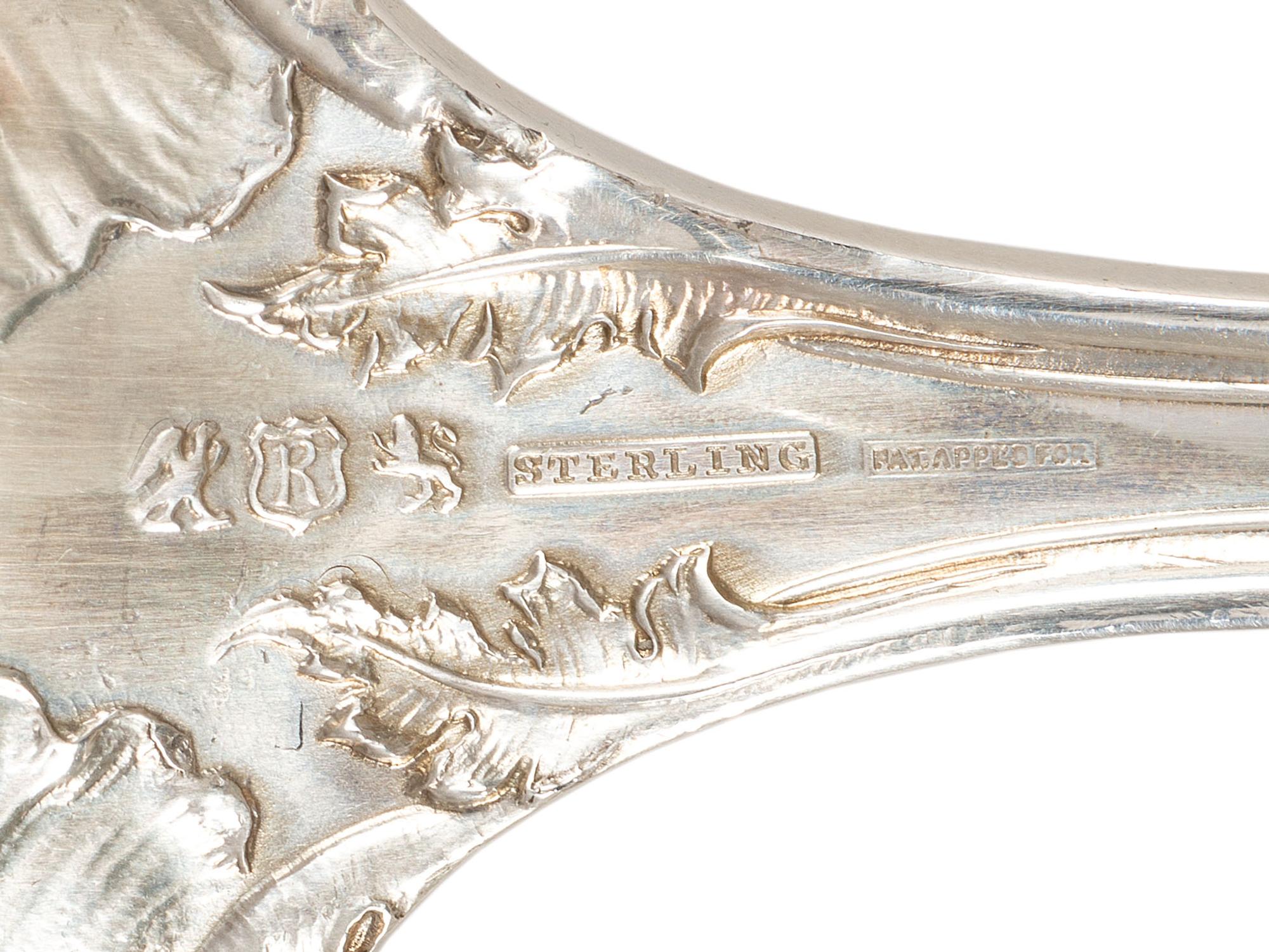 A Reed and Barton 'Love Disarmed' Silver Flatware Service