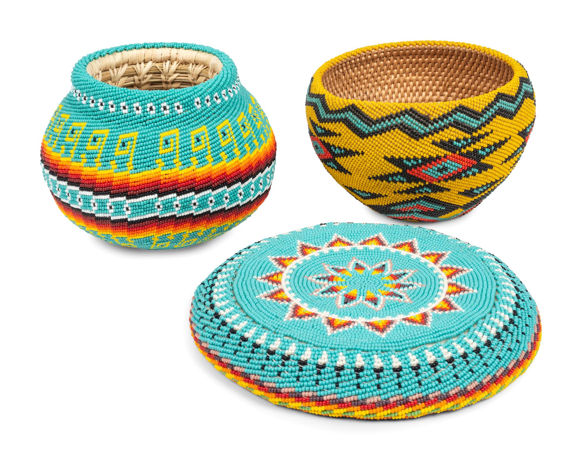 Paiute Beaded Basketry