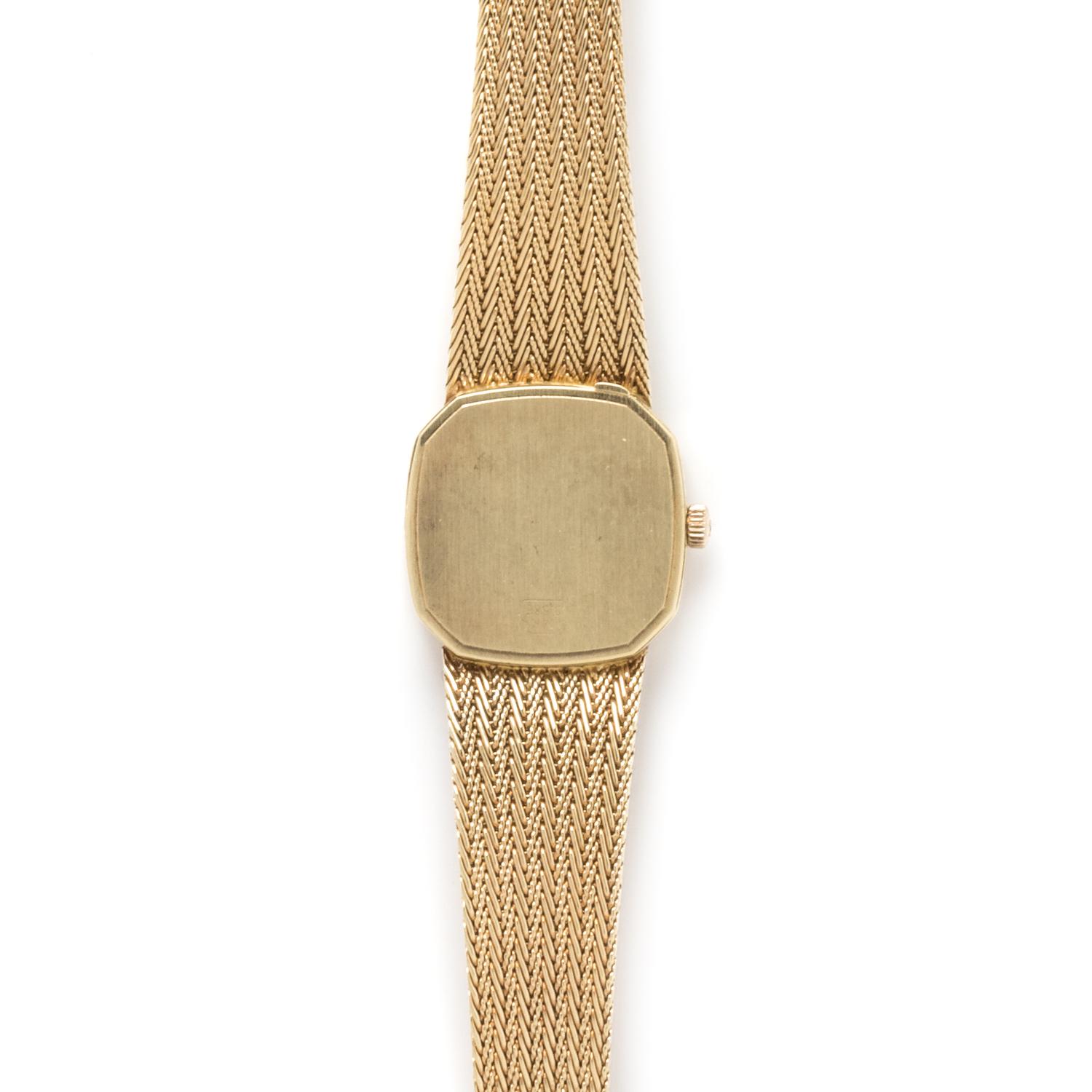UNIVERSAL GENEVE, 14K YELLOW GOLD AND DIAMOND WRISTWATCH
