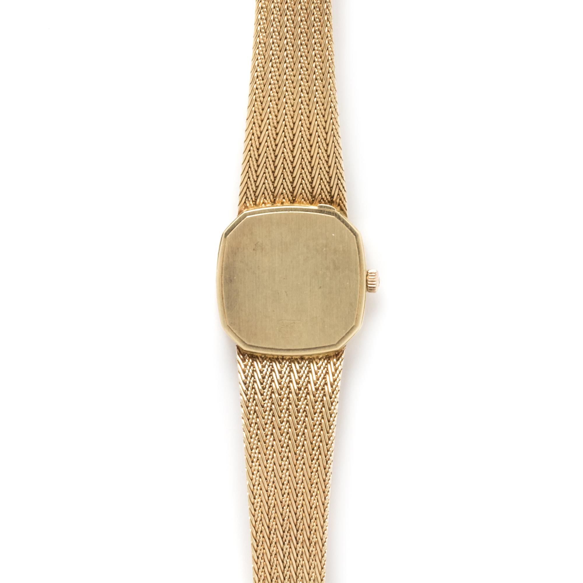 UNIVERSAL GENEVE, 14K YELLOW GOLD AND DIAMOND WRISTWATCH