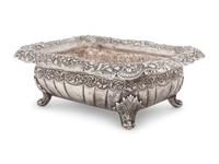 An American Silver Footed Basin