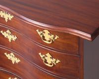 A Chippendale Mahogany Oxbow Chest of Drawers, Massachusetts, Circa 1780