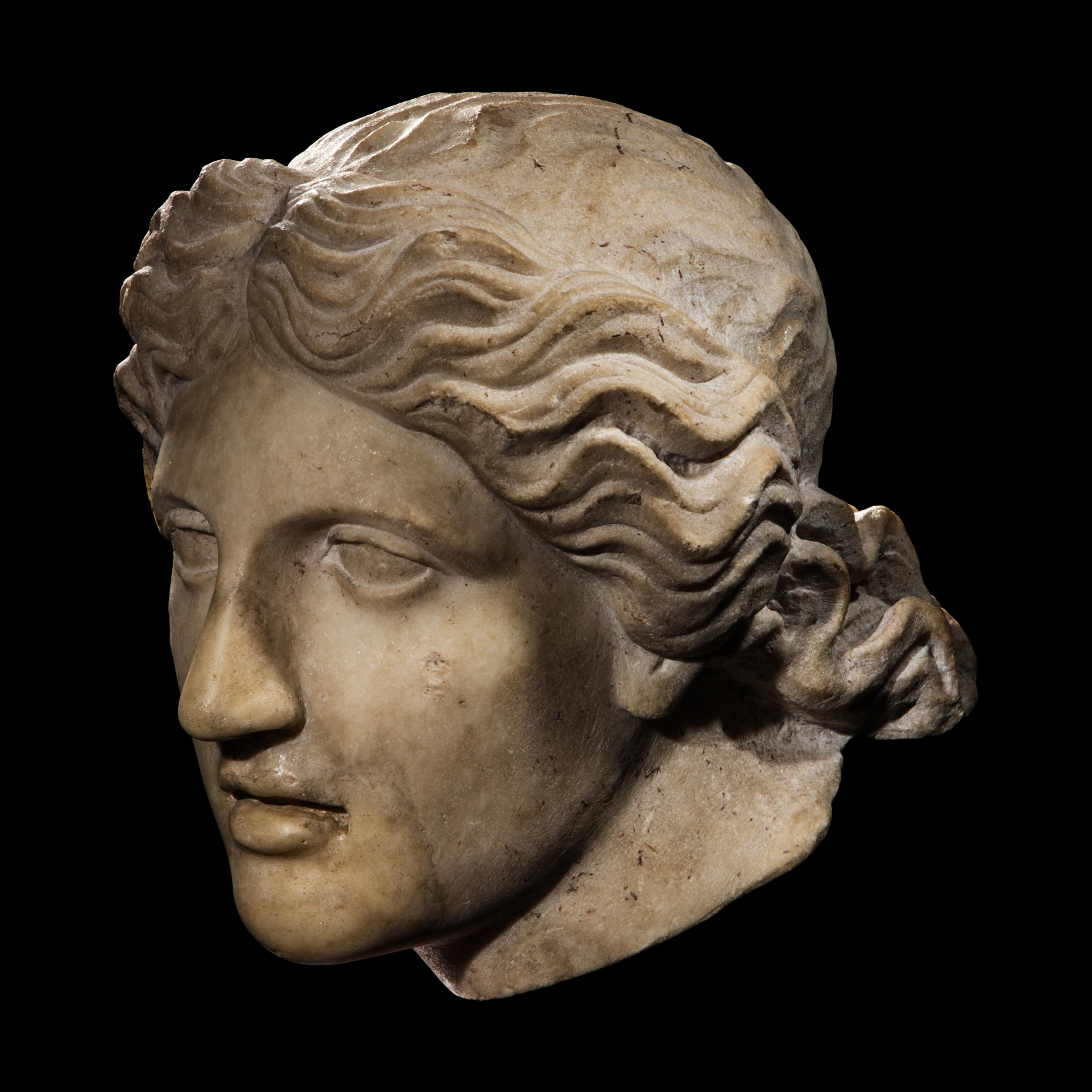 A Roman Marble Head of Venus