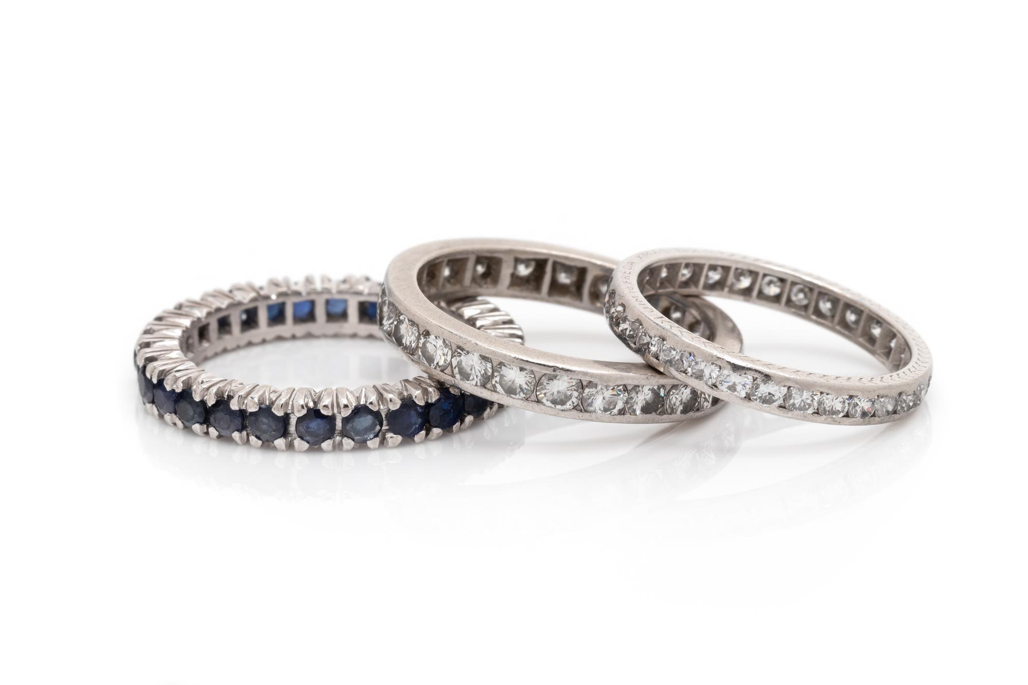 COLLECTION OF ETERNITY BANDS