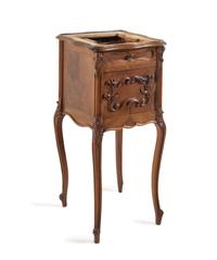 A Louis XV Style Walnut Side Table