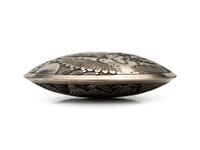 Sterling Silver Jar, with Eagle Dancer and Katsina Design