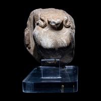 A Roman Marble Fragment of a Sphinx