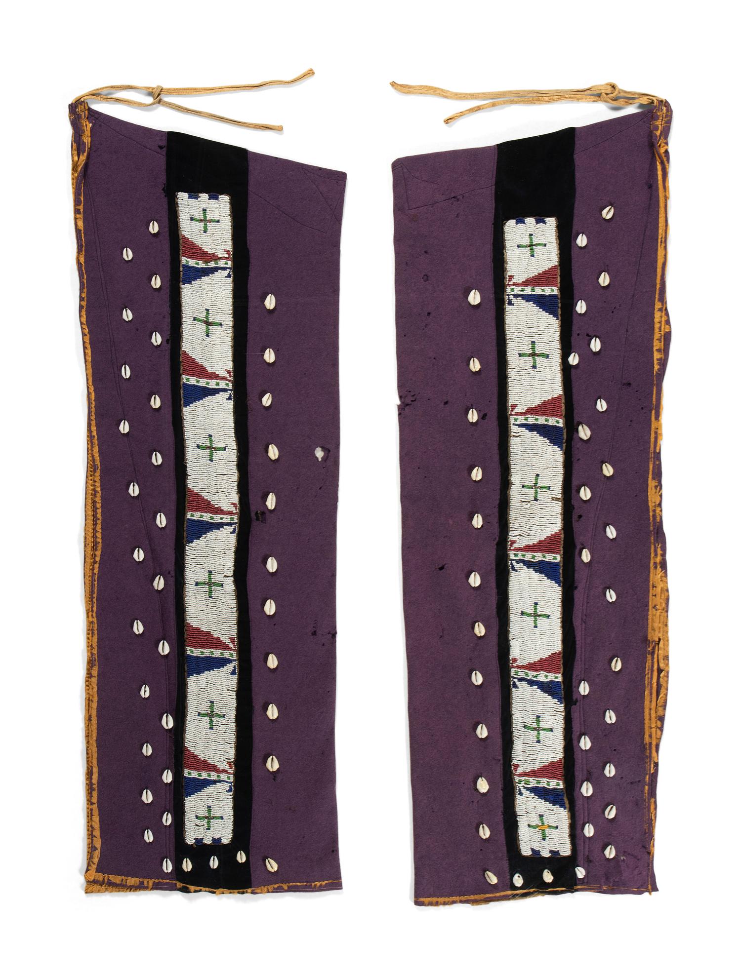 Sioux Beaded Wool Leggings