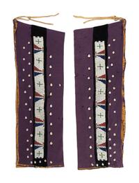 Sioux Beaded Wool Leggings