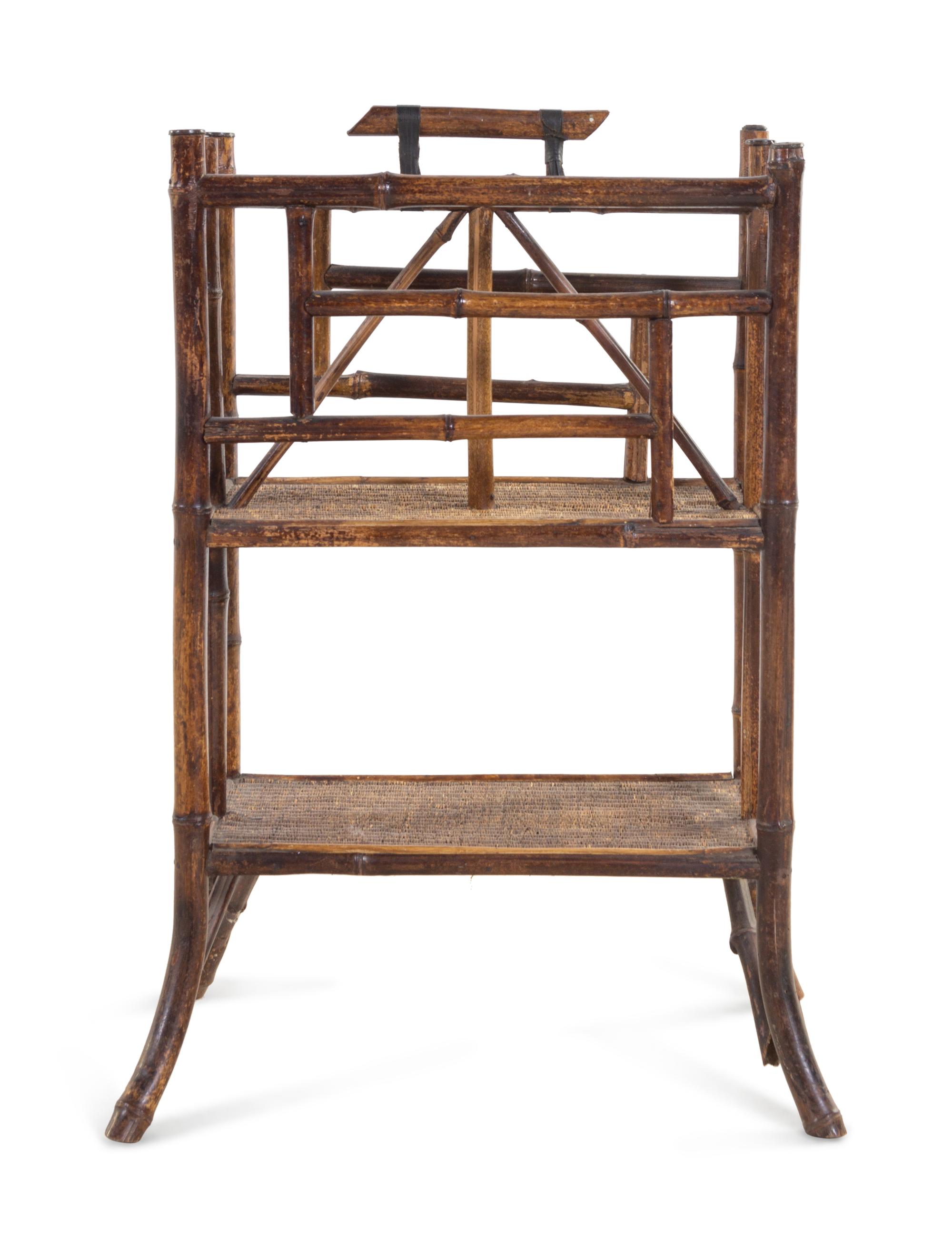 A Victorian Bamboo Canterbury