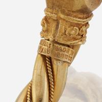 A gold bangle bracelet, Zolotas Greece