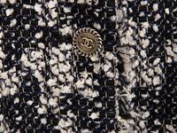 Chanel, Houndstooth Bouclé Tweed Jacket