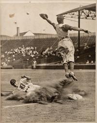 A Group of Original 1930-40s Baseball International News Photographs,