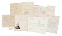 [SUPREME COURT JUSTICES]. A very extensive collection of 193 signatures, autograph letters, letters, and documents signed by 10 Chief and 72 Associate Justices, 1789-1986.