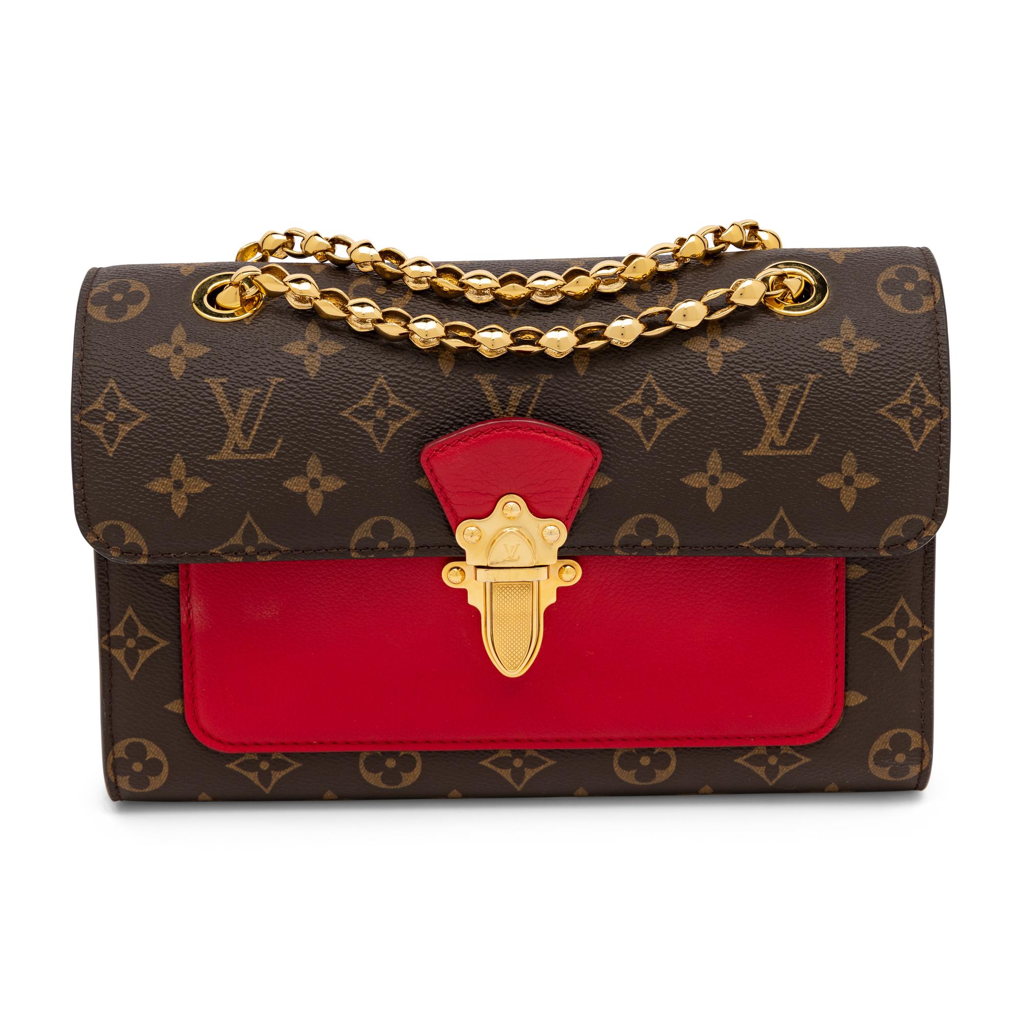 Louis Vuitton, Victoire Bag in Monogram/Cherry
