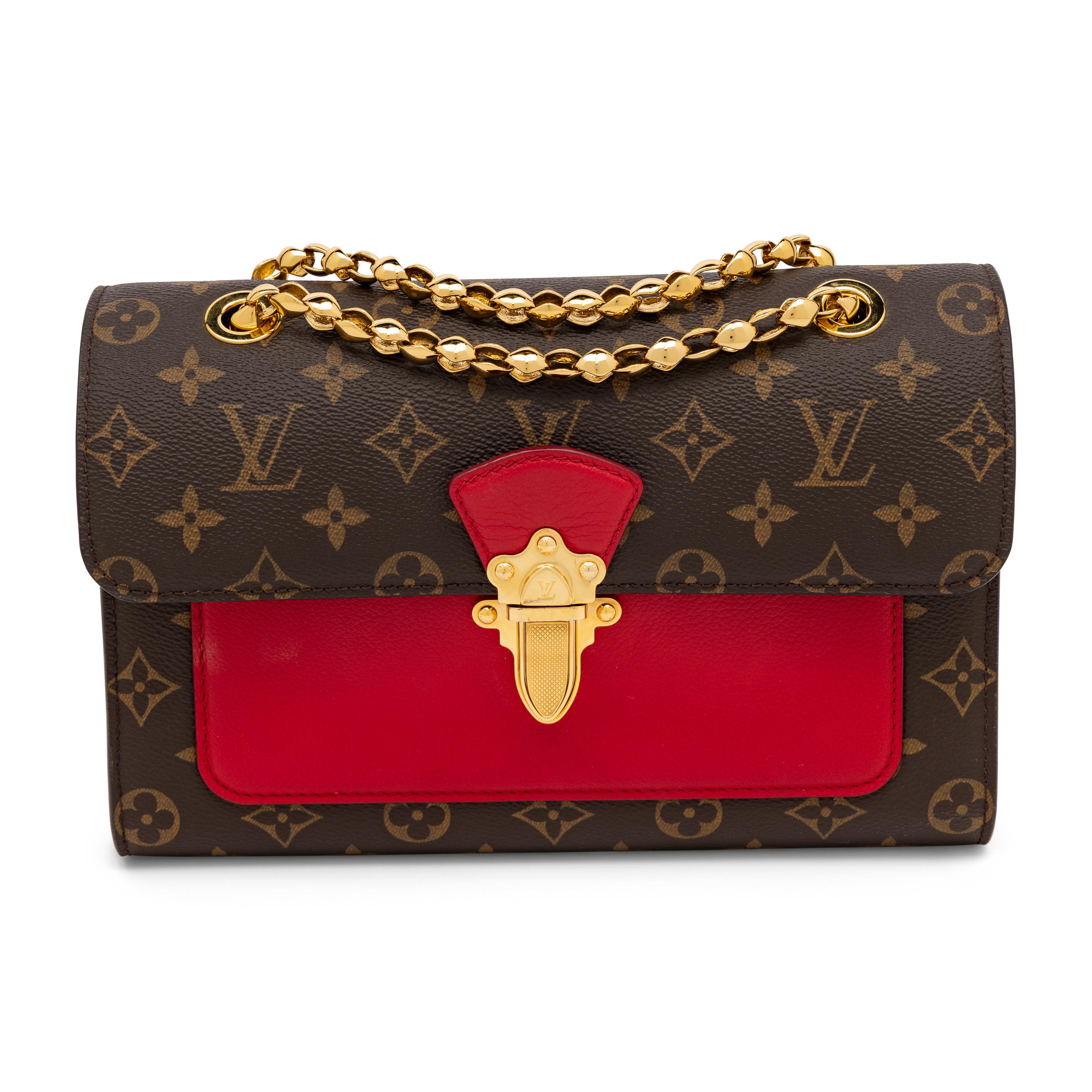 Louis Vuitton, Victoire Bag in Monogram/Cherry