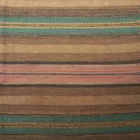 A Venetian Striped Wool Carpet