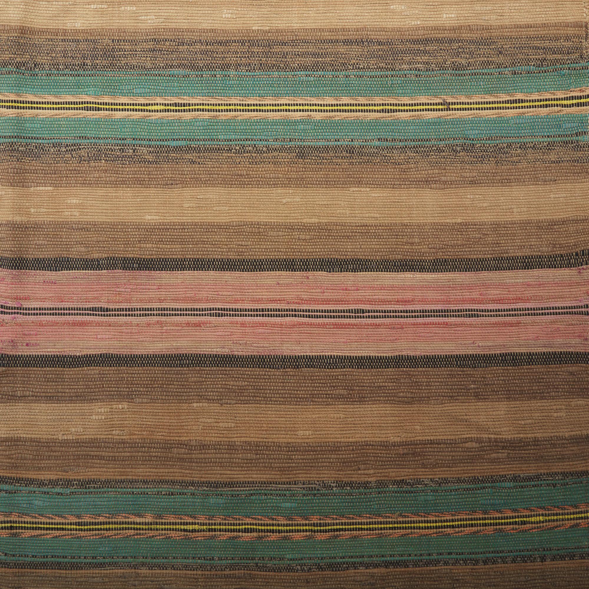 A Venetian Striped Wool Carpet