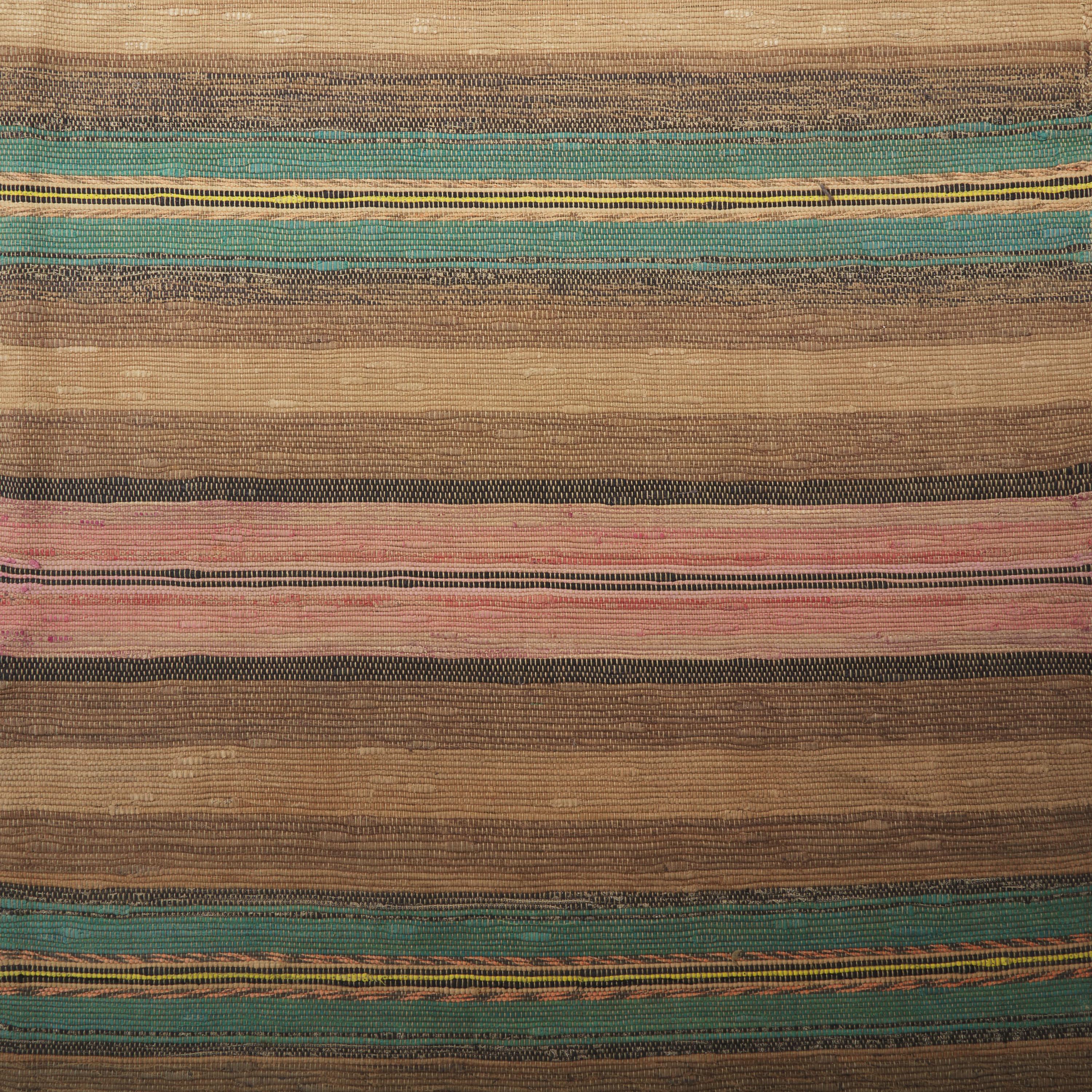 A Venetian Striped Wool Carpet